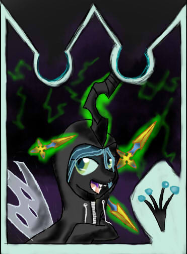 Kh card:XII-Queen Chrysalis-The Savage Nymph