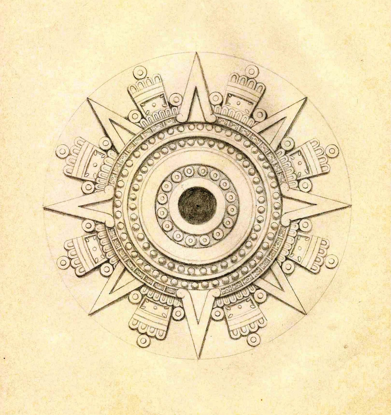 Sacrificial Stone of Tizoc - Aztec Culture by amc1851 on DeviantArt