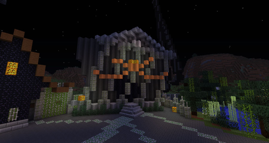 Minecraft:  Halloween Town Town Hall