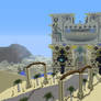Minecraft:  Fesh'knet palace front view