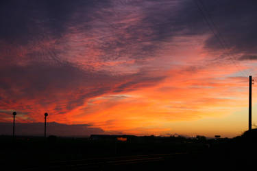 airport sunset2