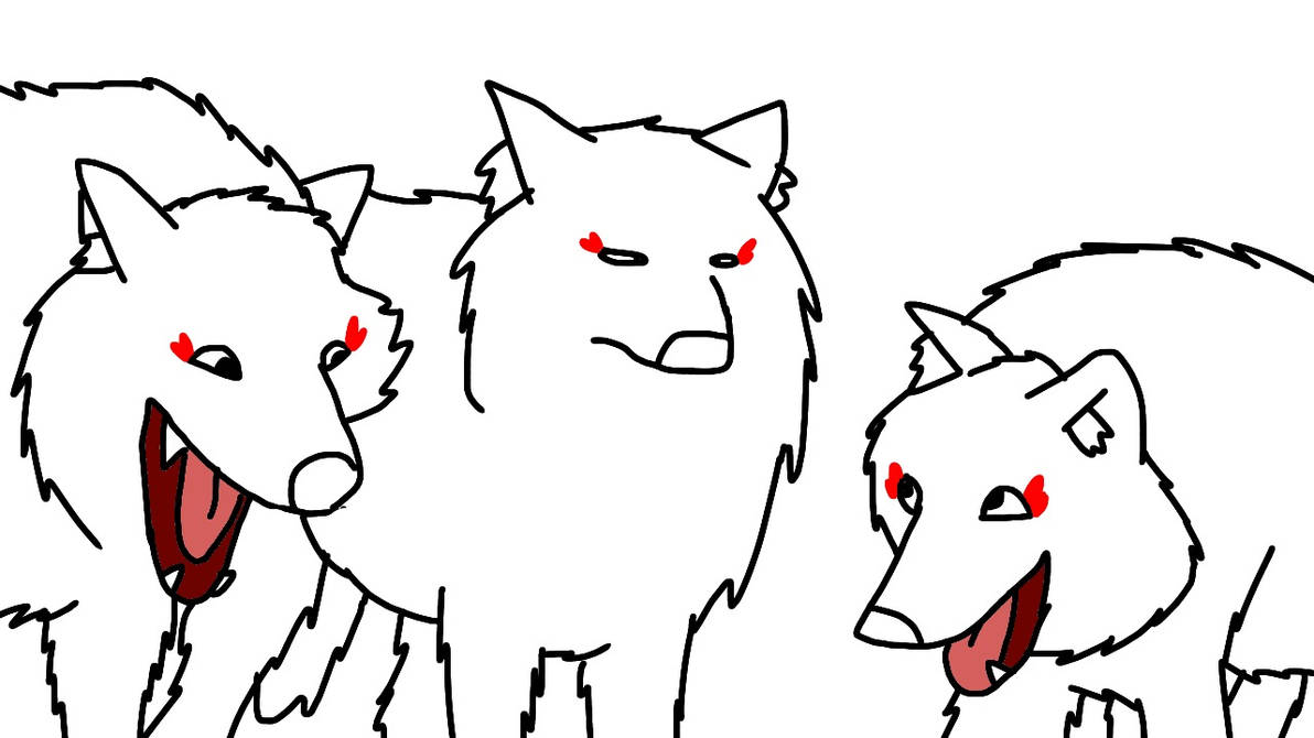 F2U Wolves laughing base by DaisyThePuppy57 on DeviantArt