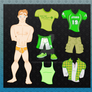 Saint  Patrick's paper doll