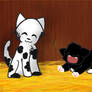 Barley and Ravenpaw