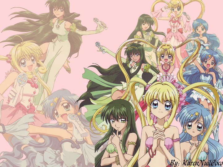 Luchia, Hanon, Lina Mermaid Melody Wallpaper