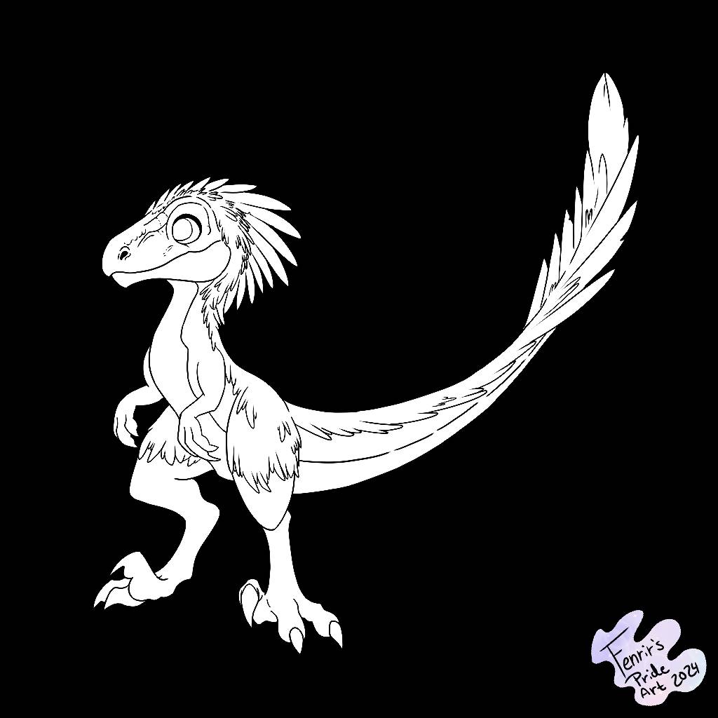 Fluffly Raptor Base F2U raptor base by FenrirStrange on DeviantArt