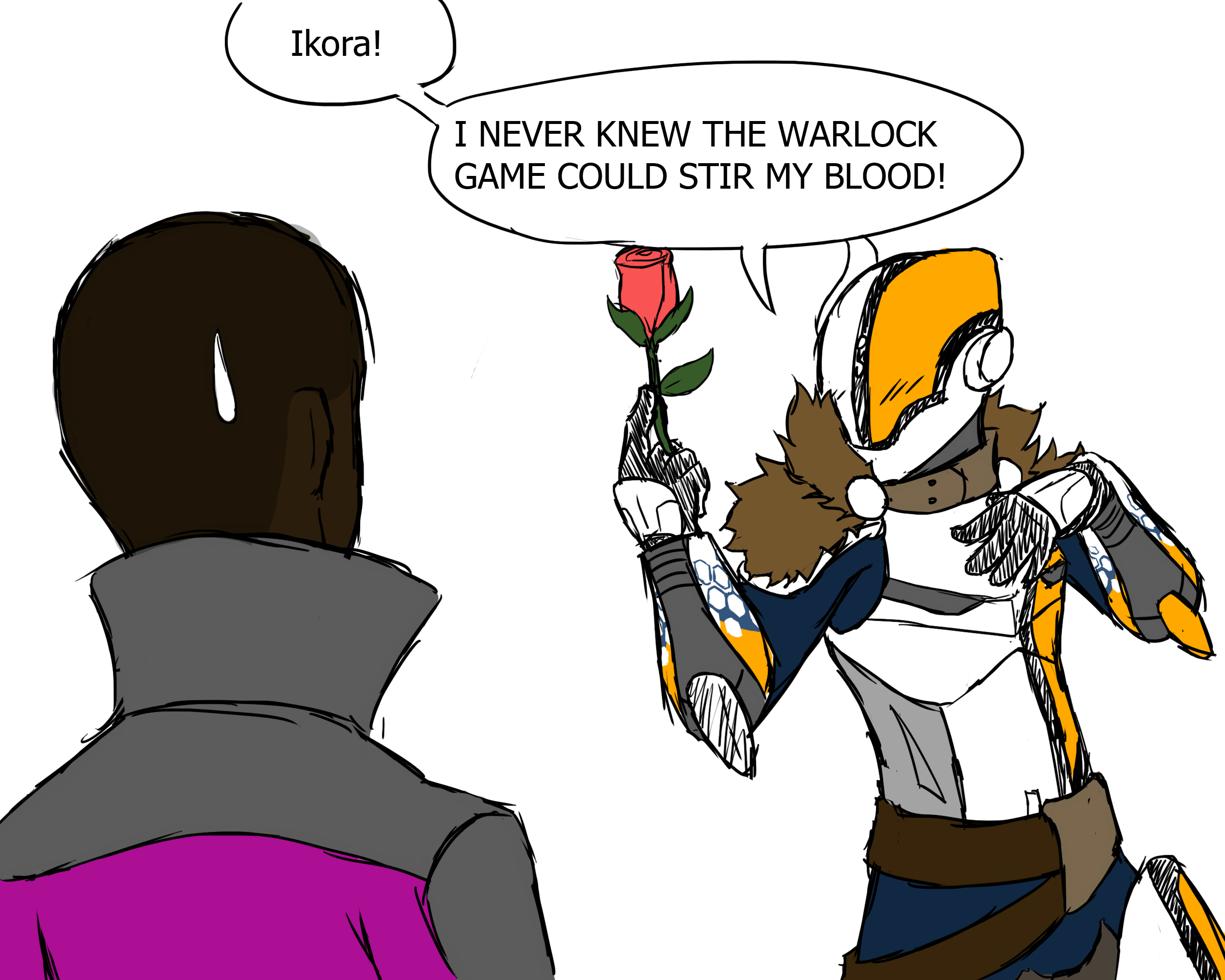 Lord Shaxx The Master Of Awkward Pick Up Lines By.