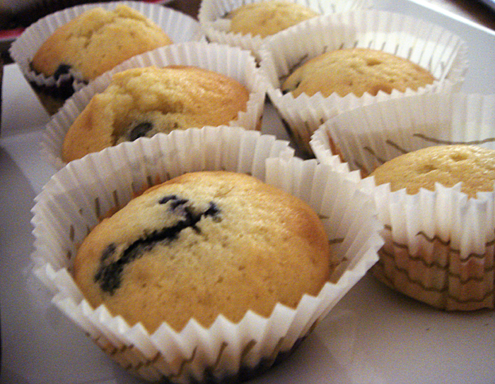 Blueberry muffins