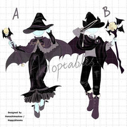[CLOSED]  Adopted! bat witch and wizard outfit