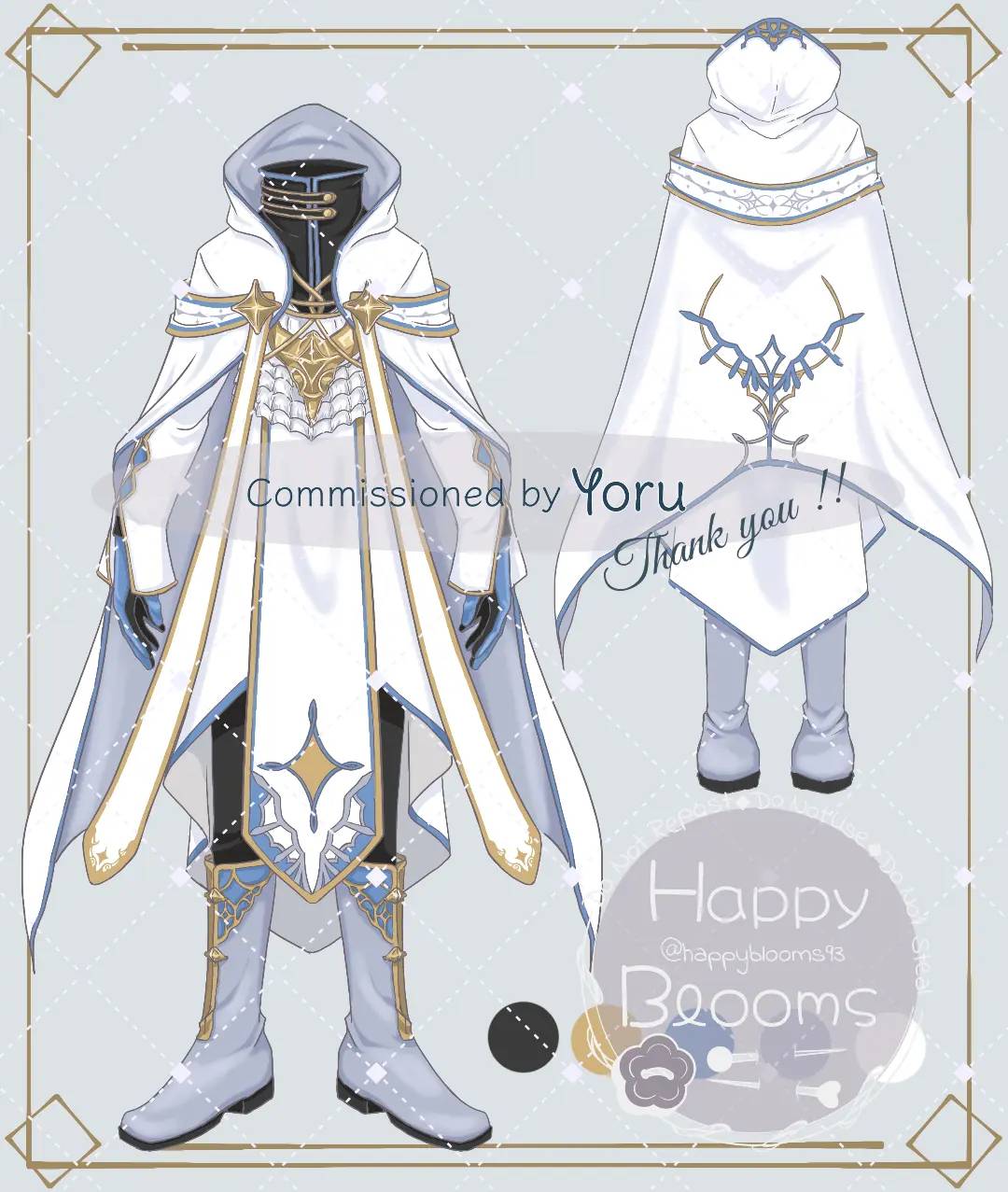 Deviantart White Robe Commissioned fantasy robe outfit by happyblooms on DeviantArt