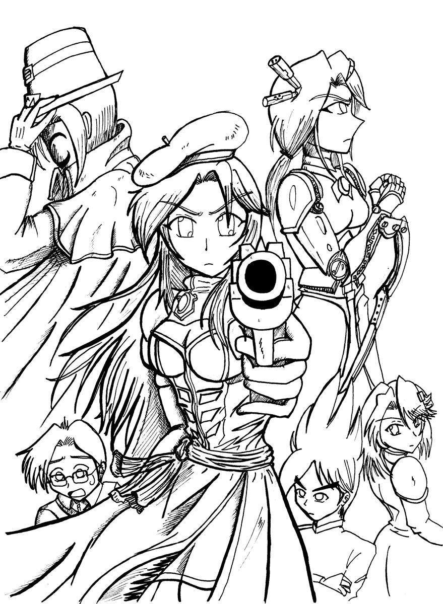 New old Cover Lineart