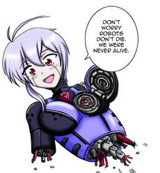 Broken Robotgirl by Thurosis