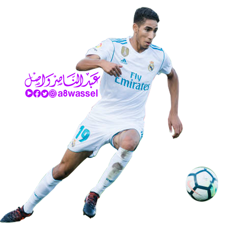 Achraf Hakimi - Real Madrid 2018 by A8WASSEL on DeviantArt