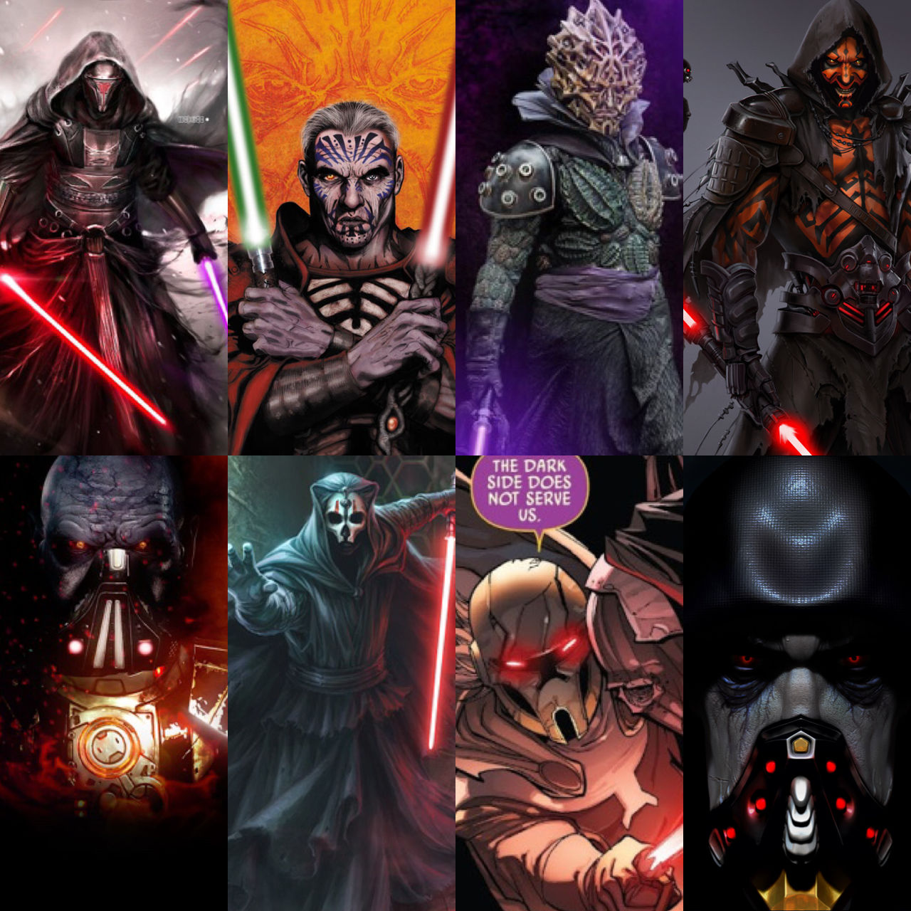 Top 20 Most Favorite Sith by JOSHRAMBO123 on DeviantArt