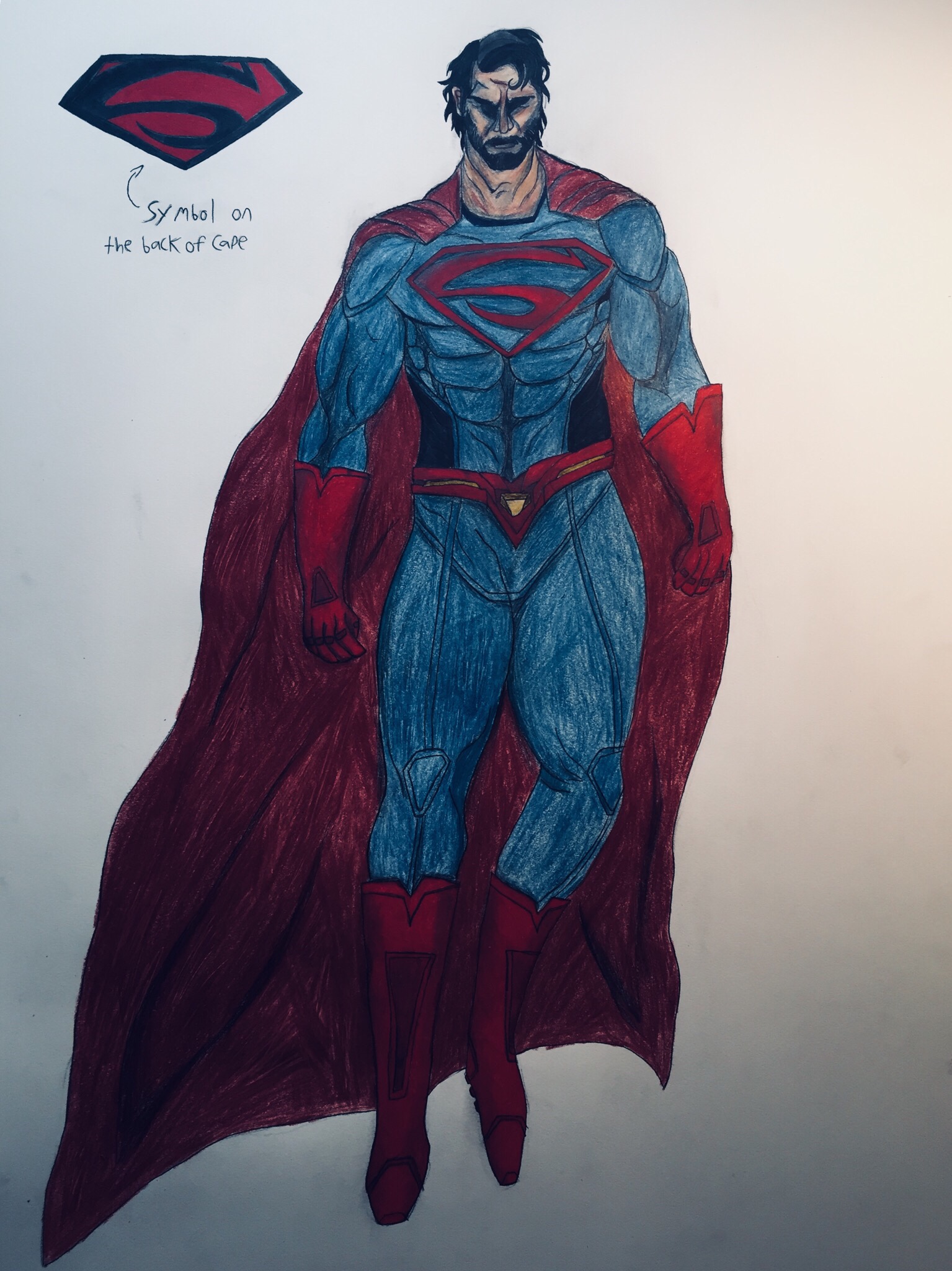 Superman Redesign by JOSHRAMBO123 on DeviantArt