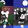 Negative Mickey and Suicide Mouse Chibi loneliness