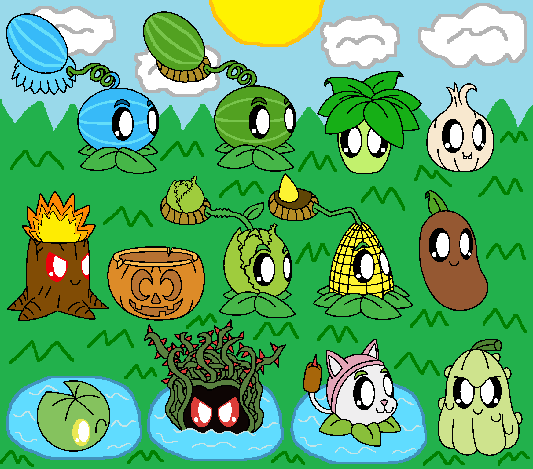 Plants Vs. Zombies PNG, Clipart, Art, Cartoon, Clip Art, Cute