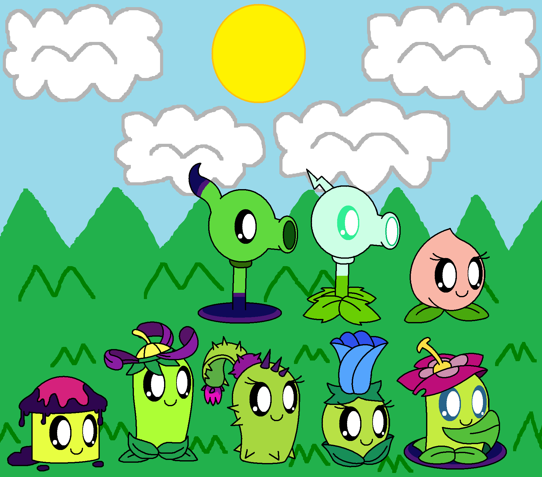 Pvz Cute Plants Extra Part 2