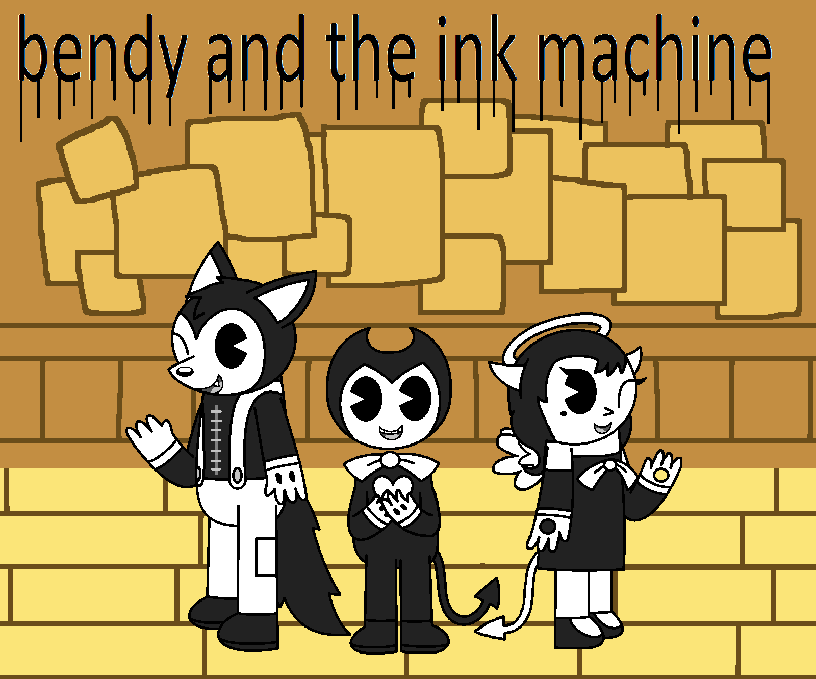 adventure bendy and the ink machine Characters by aidenmoonstudios on  DeviantArt