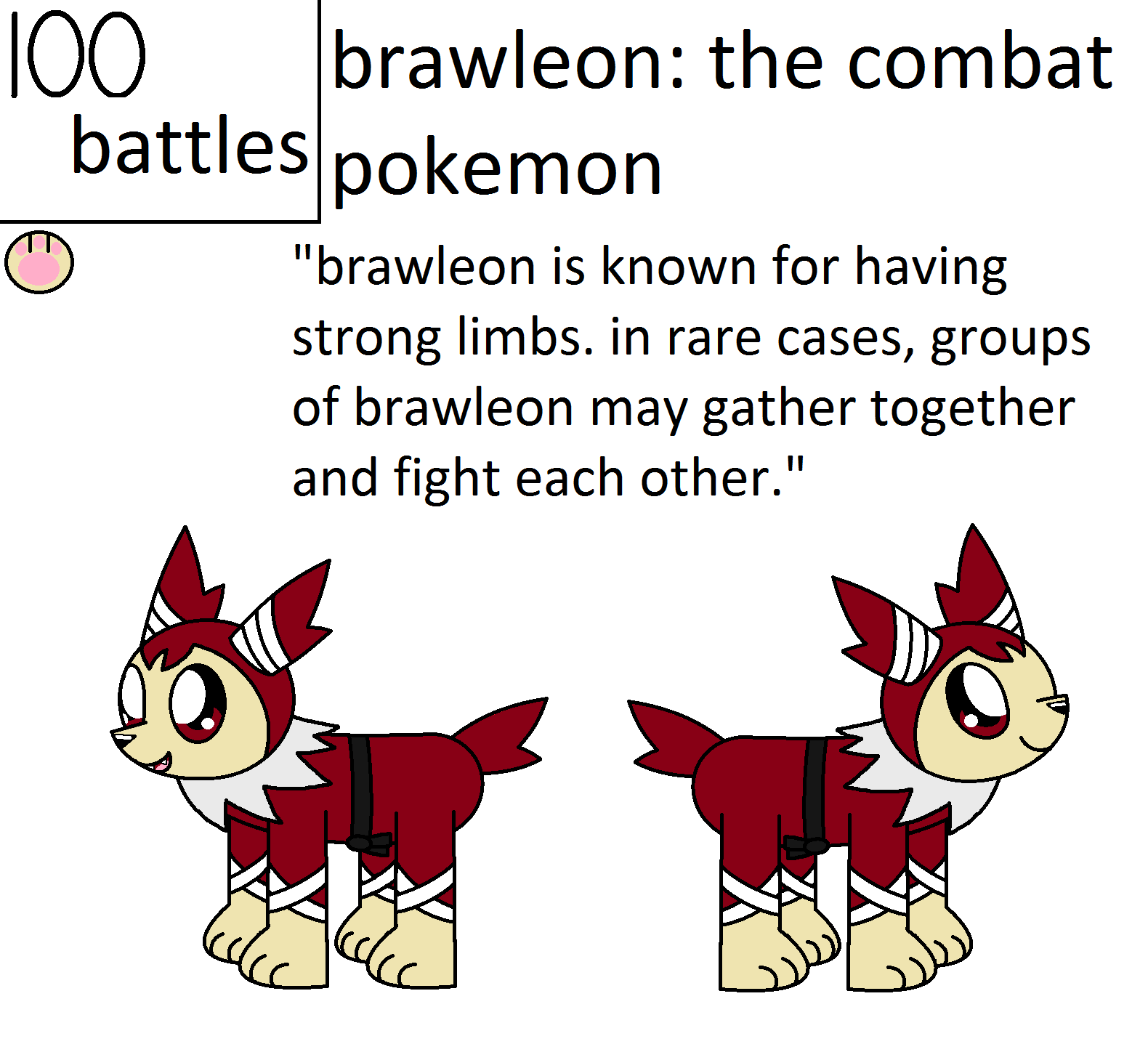 Ah-lee-breon can you guess why I named it that? #bdsp #fakemon #eeve