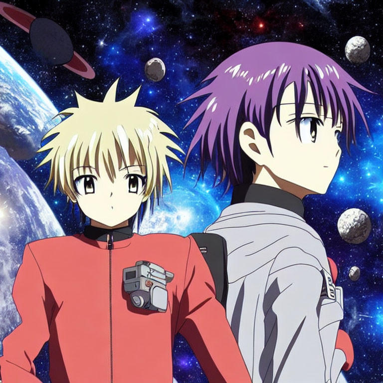 Anime in Space by MiroIvi on DeviantArt