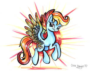 Custom: Sunset Sparks by frostykat13