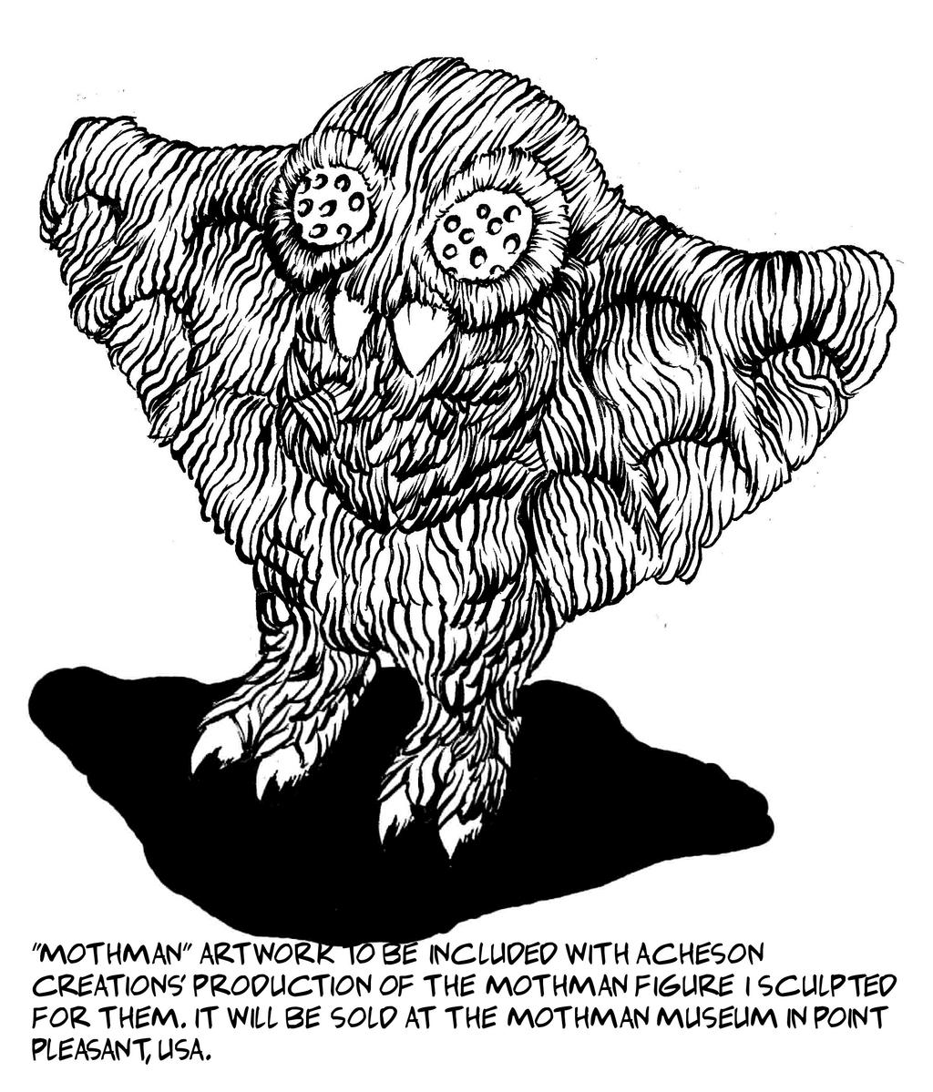 Mothman Graph Mothman Illustration by Lee-Burbridge on DeviantArt