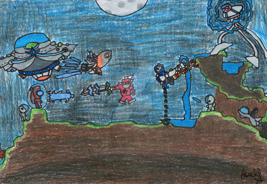 Aliens Invasion Draw Alien Invasion by SarukahsEnder on DeviantArt