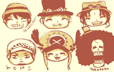 One piece hats Batch 1