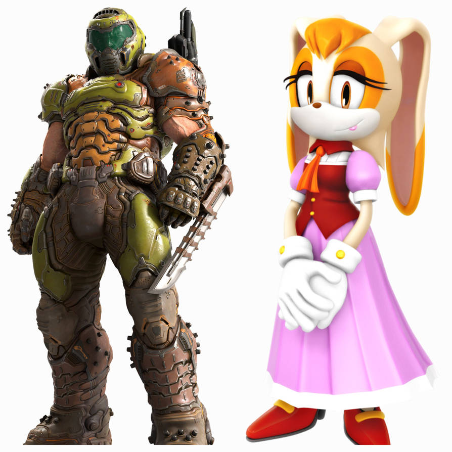 DOOM SLAYER X VANILLA THE RABBIT (PSCU COUPLE) by Jasim7670 on DeviantArt