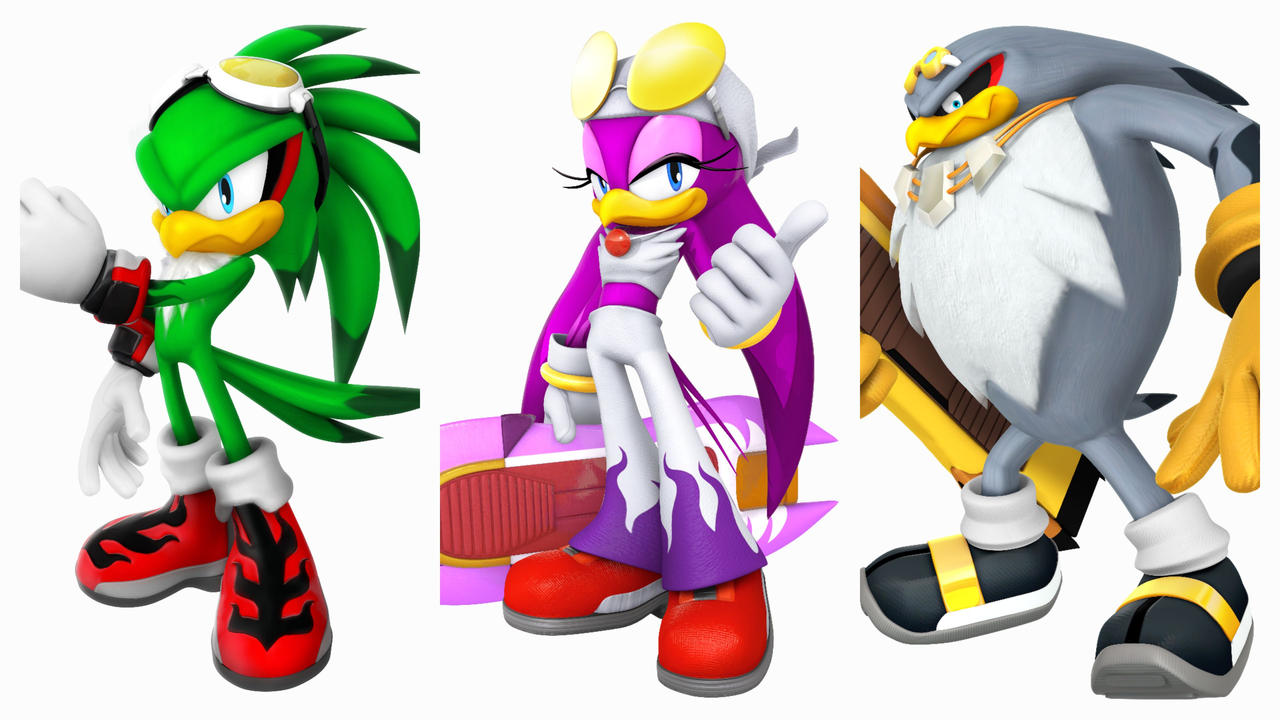 Sonic Riders Characters by 1Kenshin2012 on DeviantArt
