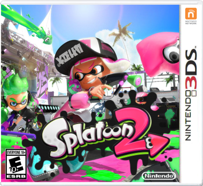 Splatoon 2 3DS Fan Made Box Art by DC2023 on DeviantArt