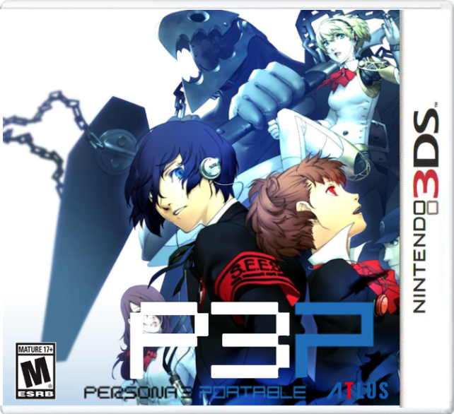 Persona 3 Portable 3DS Fan Made Box Art by DC2023 on DeviantArt