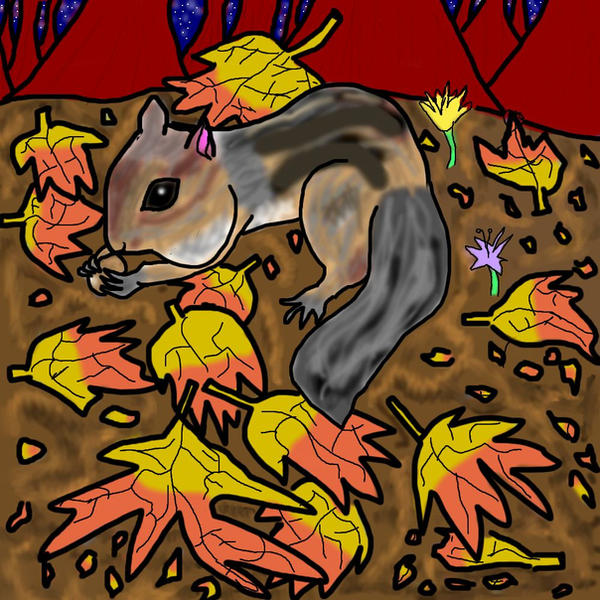 Chipmunk by MilkywayMegan on DeviantArt