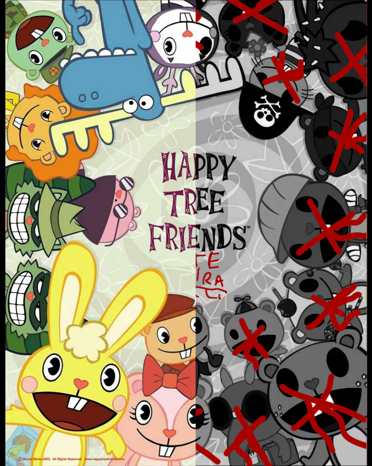 Htf poster half scary by googleyellowlol on DeviantArt