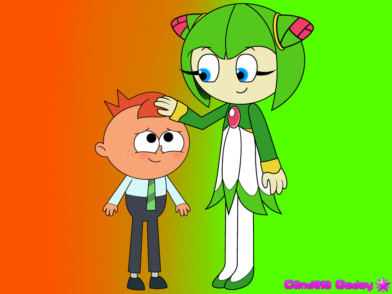 Cosmo85 Cosmo as a protective big sister to Tiggy by CandelaGodoyUwU on DeviantArt