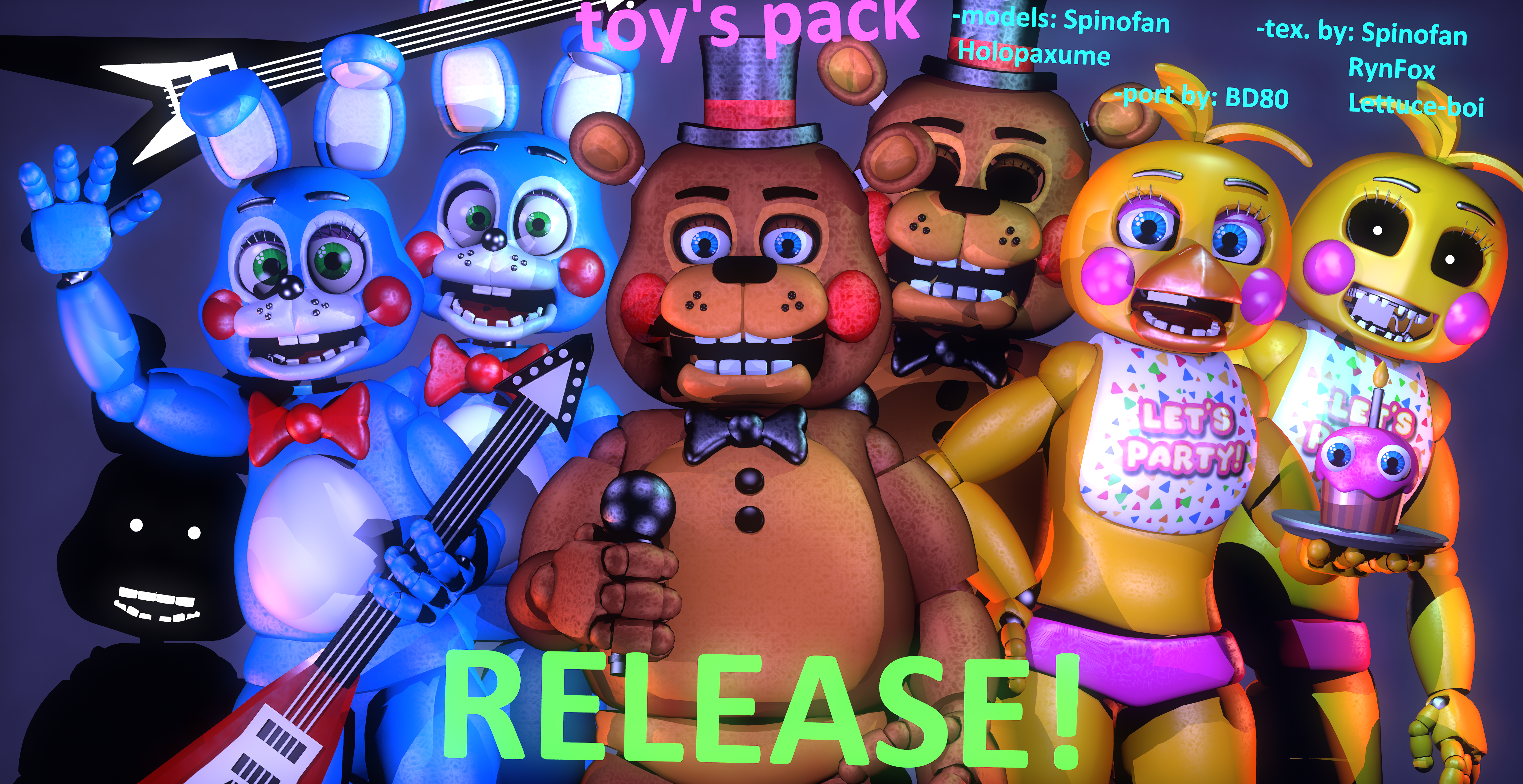 FNaC/Cinema4D) Five Nights At Candy's REMASTERED by badoo80 on