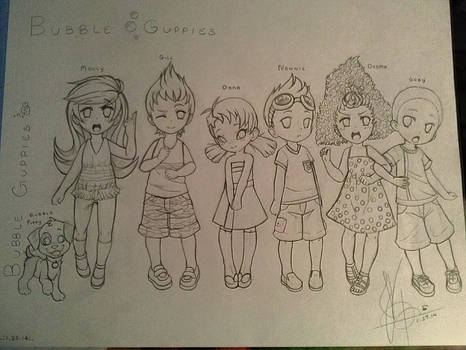 .:Bubble Guppies:.Humanized