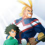 .: Boku No Hero Acadamia : + Deku and  All Might +