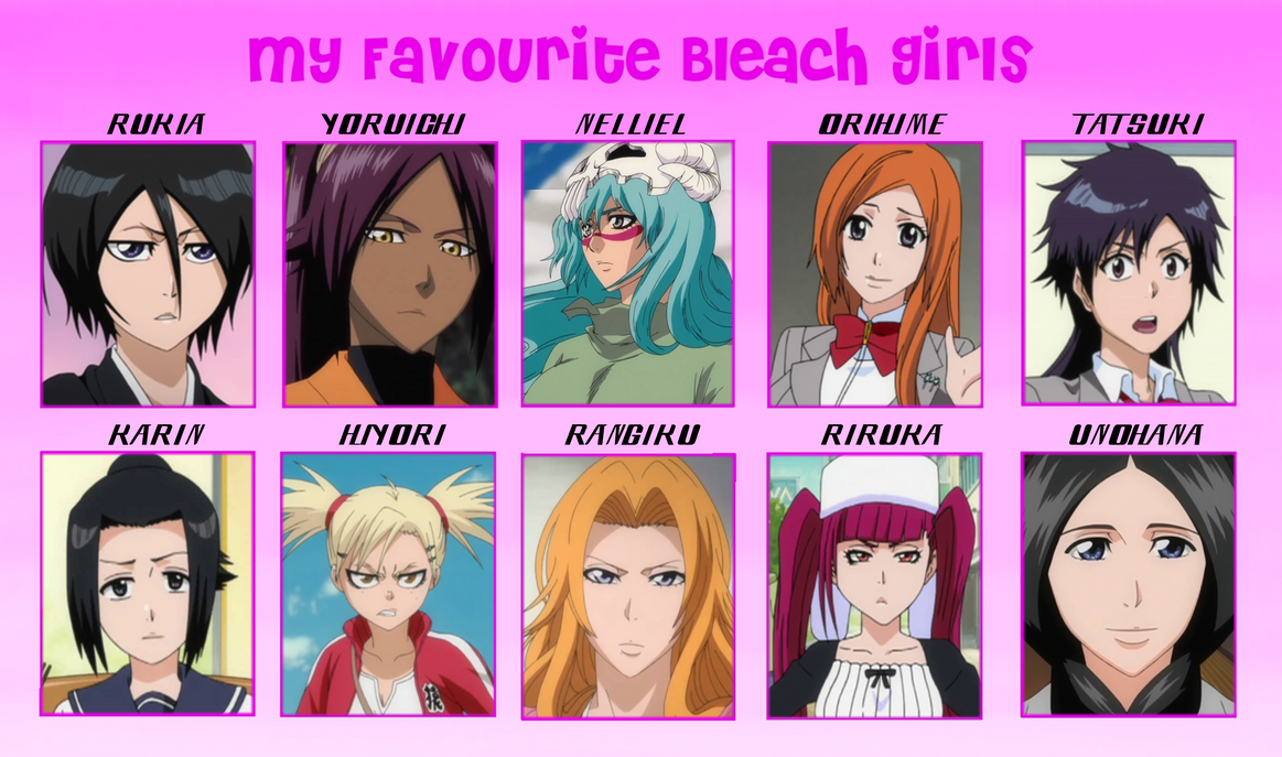 Bleach Girls Characters Images By Lamplanet On Bleach We Lov