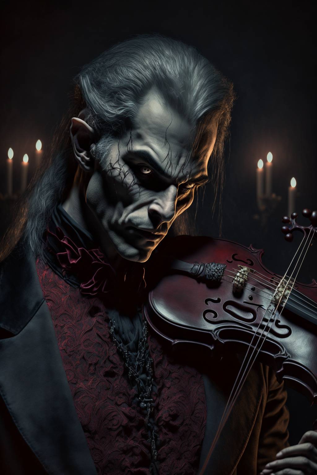 Vampire plays violin by solorfaniel on DeviantArt