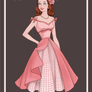 Cinderella In A 1950s Version Of Her Pink Dress