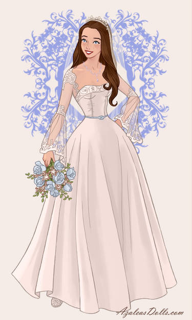 Anastasia Inspired Wedding Dress (AzaleasDolls) by RemsInWonderland on  DeviantArt
