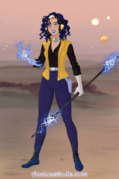 Sci Fi Electric Blue