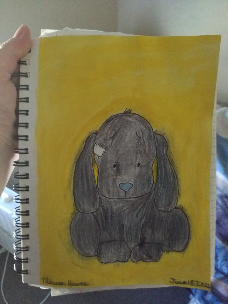 My Blue Nose Friend Cocker Spaniel Drawing
