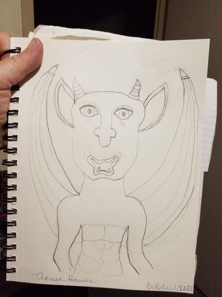 My Gargoyle Drawing