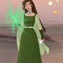 Josephine A Sci-Fi Green Wedding Dress