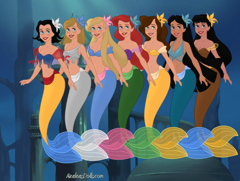 Disney Mermaid Princesses Version 1