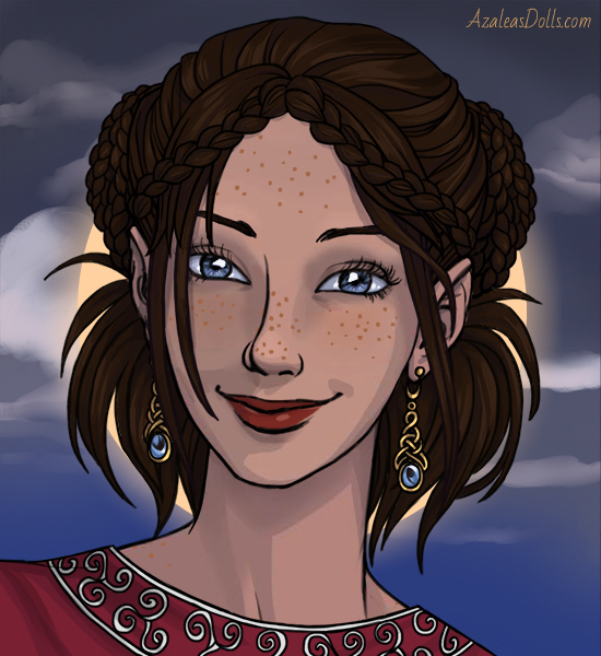 Elven Portrait Of Marjorie's Older Sister