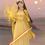 Marjorie's Sister Josephine Sc -Fi Yellow Dress